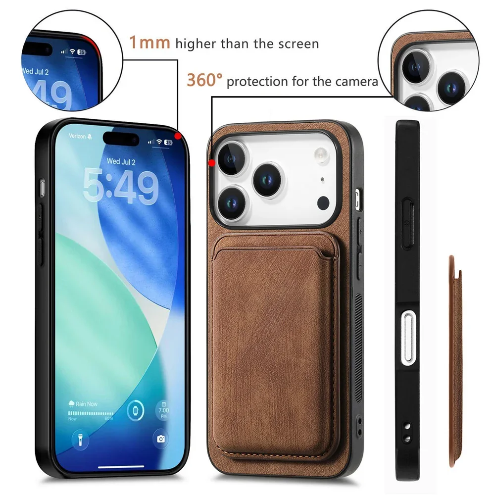 Premium Detachable Magnetic Card Phone Case