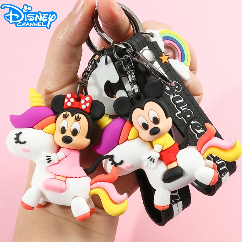 Disney Mickey Mouse Minnie Car Key Chain Pendant Lady Exquisite