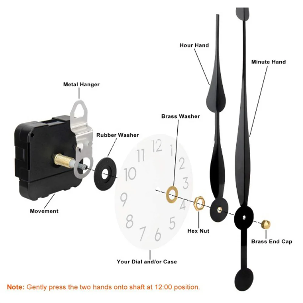 Uhr Uhr Mechanismus Wand Bewegung Mechanismus Teile Einfache Stil Uhr Bewegung Für Reparatur DIY Uhr Quarz Ersatz – Detail 14