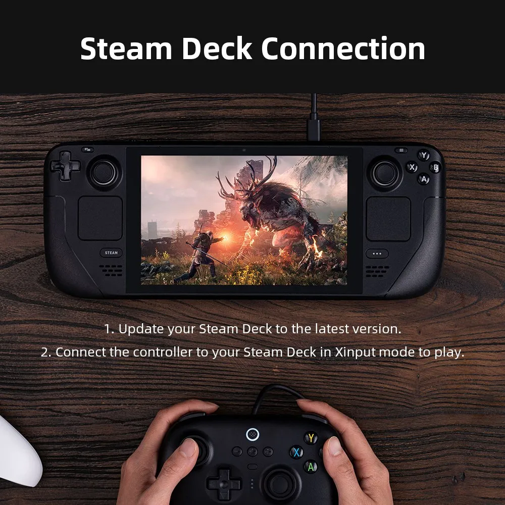 8BitDo Ƽ Ʈѷ,  USB ȣȯ, ȵ̵  10,11,  ũ ġ,  