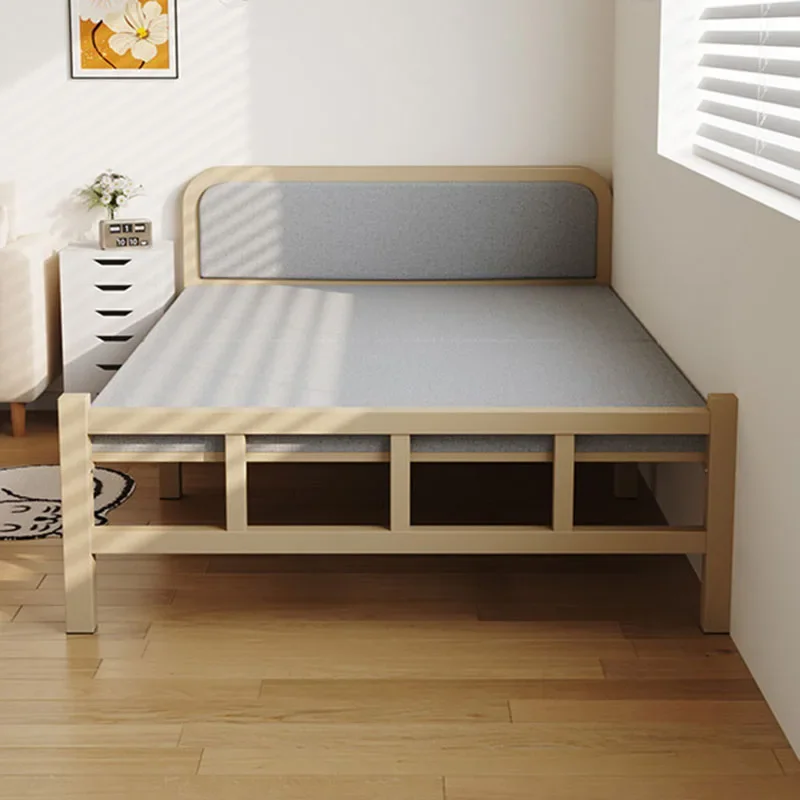 Folding King Single Bed Children Modern Living Room Storage Bed Frames Metal Adults Cama Dobravel Portatil Outdoor Furnitures