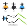 2L 4L 8L Dripper Irrigation 3/5mm Hose 2/4-Way Connector Water Splitter Emitter Drip Arrow Micro Drip System Garden Accesorries 3