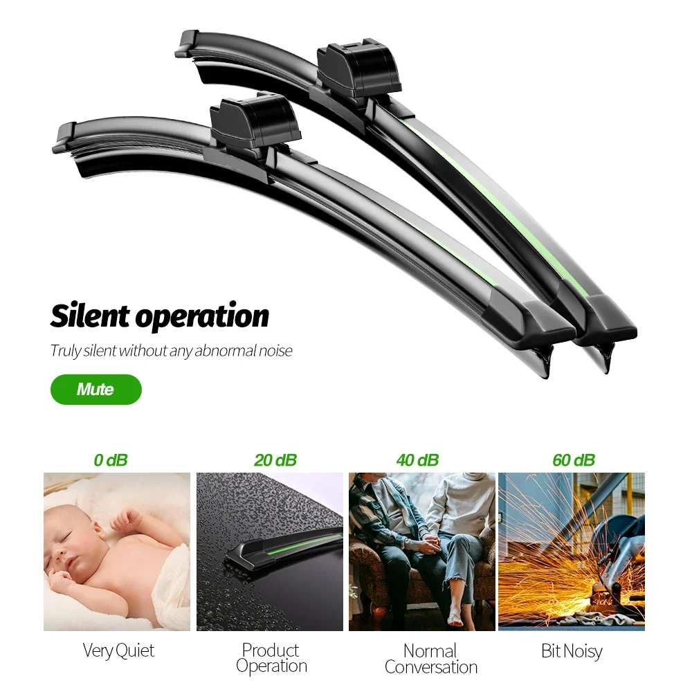 Car Wiper Blades For FAW Bestune B50 2012 2013 2014 2015 2016 2017 Car Accessories Front Windscreen Blade Wiper Goods 5