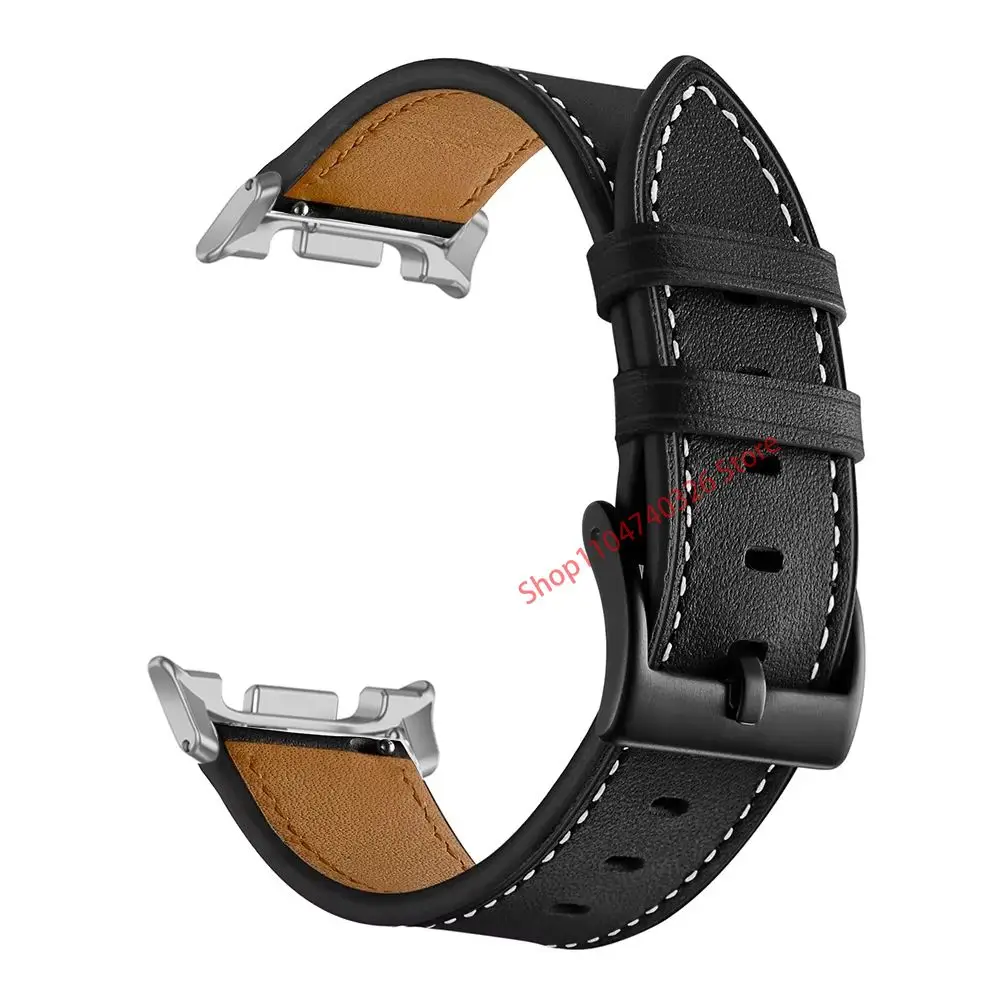 Vintage Leather Smartwatch Strap - No Gaps Design, Premium Replacement Bracelet