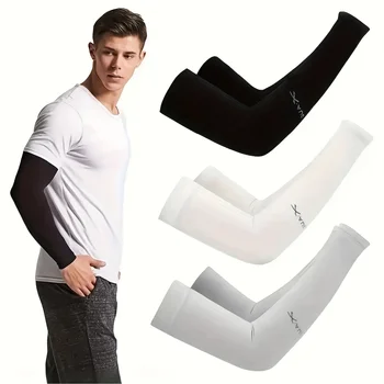 3 pairs of men's and women's arm sleeves, summer UV protection and sun protection equipment, high elasticity arm sleeves, suitab