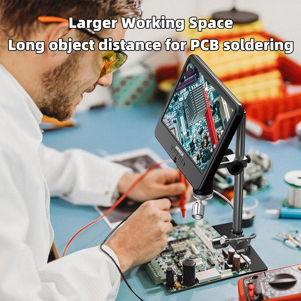 Andonstar AD210 Digital Microscope 10.1 inch Adjustable LCD for Electronics Microscope Tool PCB/SMD 1080P Soldering Microscopio 4