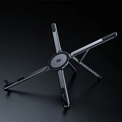 Portable Magnetic Multifunctional Phone and Tablet Holder Stand (Gray)
