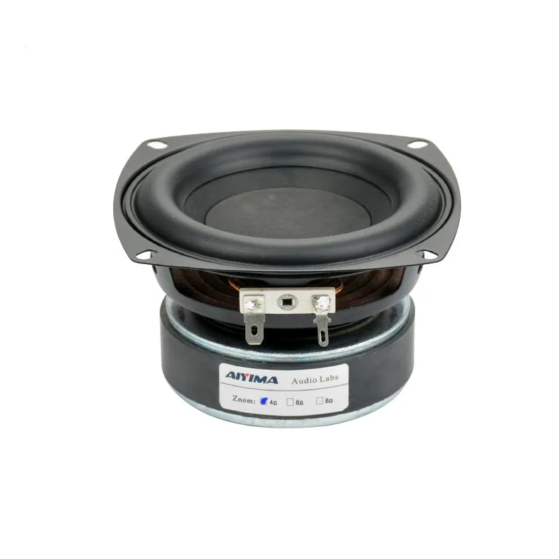4 Inch Subwoofer Speaker 4 8 Ohm 50W Woofer Speaker Super Bass Sound Home Theater Loudspeaeker DIY 2.1 Speakers audio speakers bookshelf speakers 1Pcs