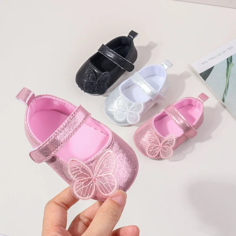 Baby Shoes Soft Cotton Spring and Summer Girls Sandal Beautiful Butterfly High Quality Newborn Toddler Sneaker NewFashion YS-G24 3