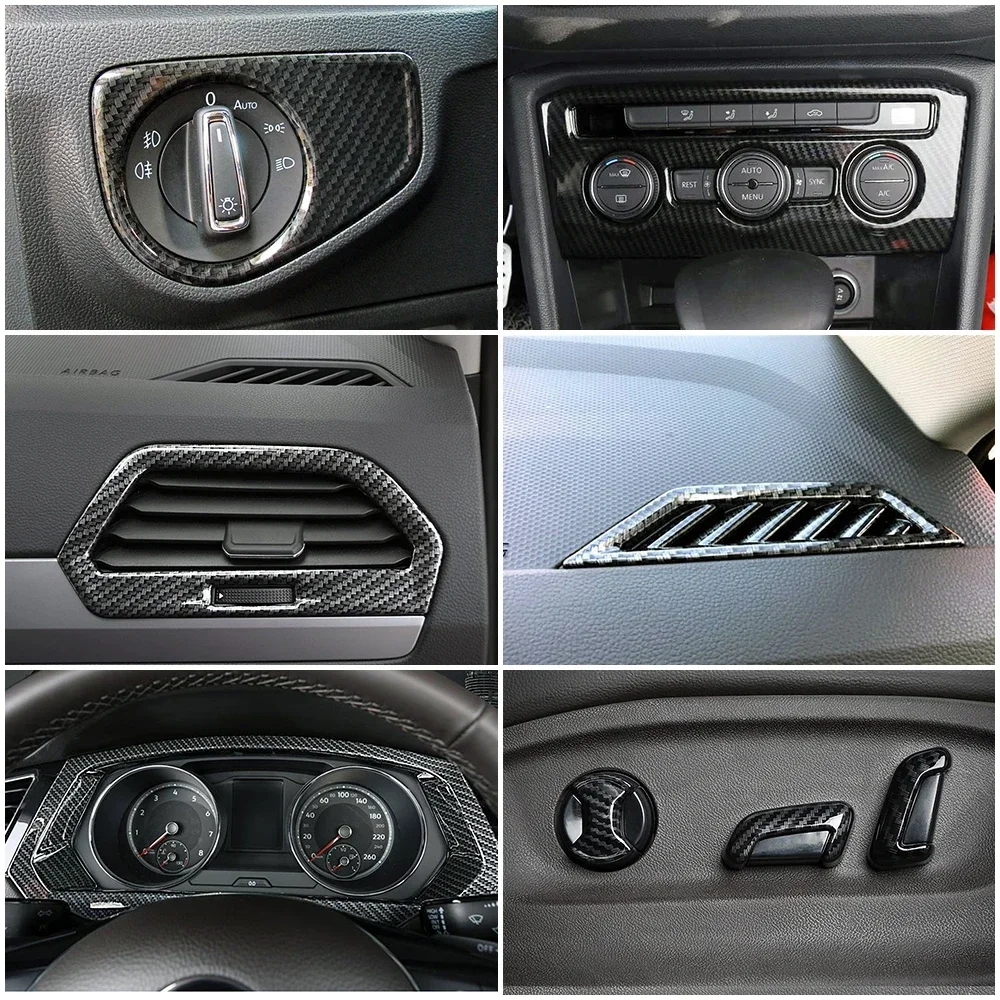 ٰ VW Ƽ 2017-2019, ź  ÷ ڵ  Ʈ, ׸ ׼, ߾ ܼ  ƼĿ