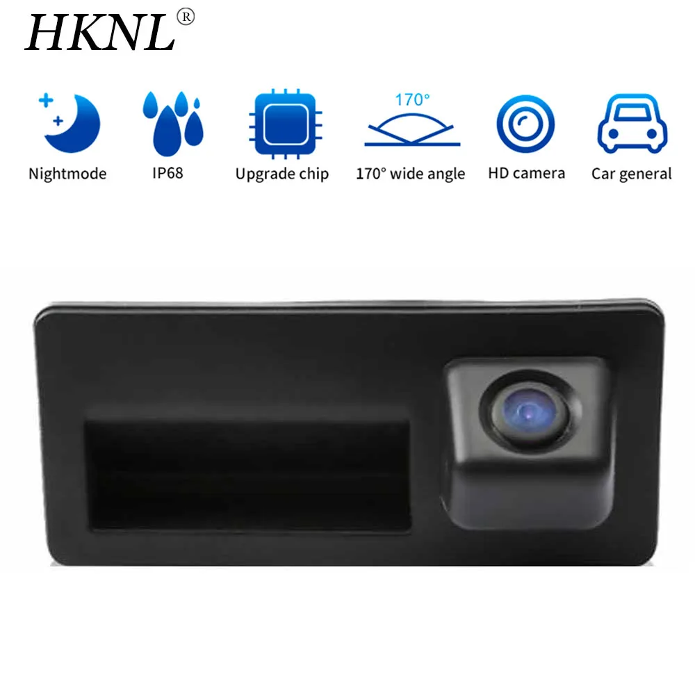 

HKNL Car Reverse Camera for Passat 3c bj 2006 Variant VW Sharan Bj 2013 Golf Plus VI magotan Variant B7 Tiguan Touareg CCD HD