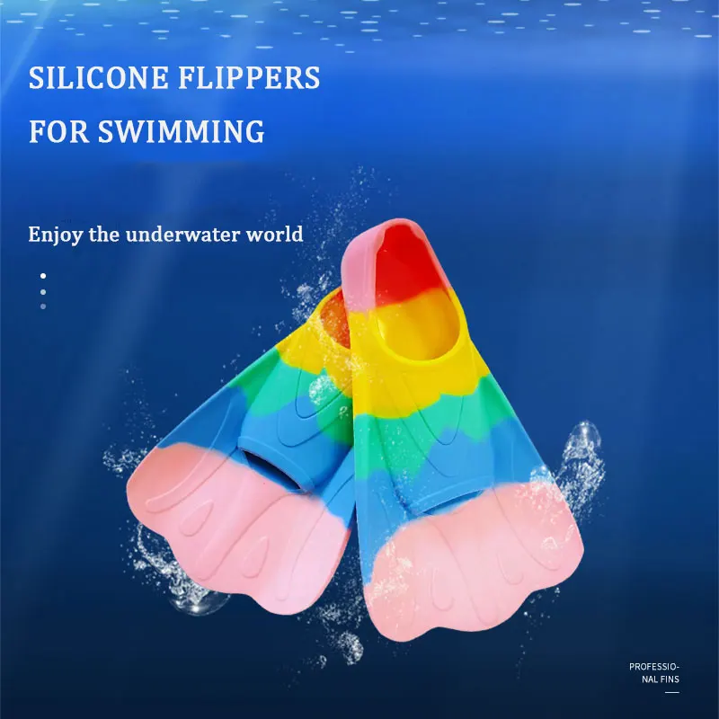 Aletas De Entrenamiento De Natación Para Pies, Gomas De Natación Para