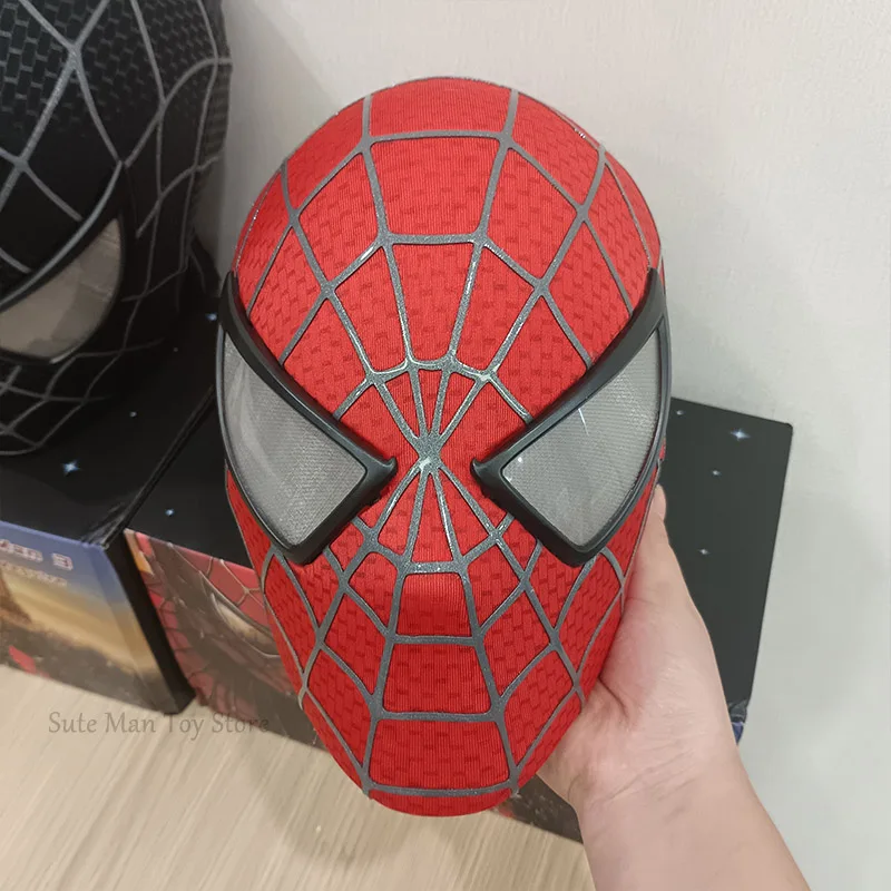 Spiderman Marvel 1/1 3D Spider-Man Tobey Mask Halloween Cosplay