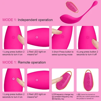 Powerful Vibrating Love Egg Wireless Remote Control Vibratiors Female for Women Dildo G-spot Massager Goods for Adults Products 6