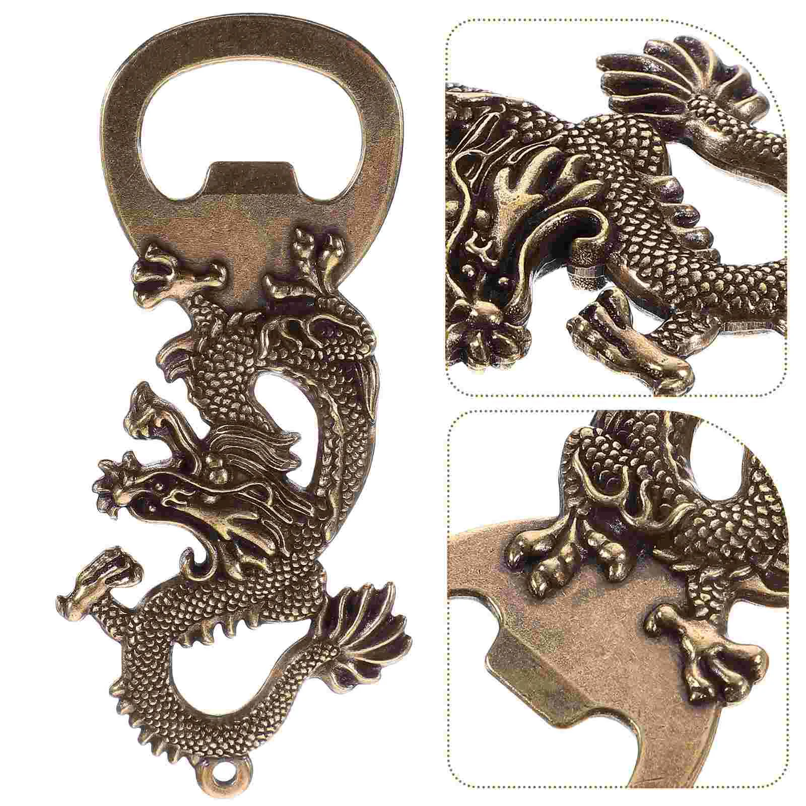 

Bottle Opener Beer for Party Home Use Men Small Vintage Dragon Shaped Animals