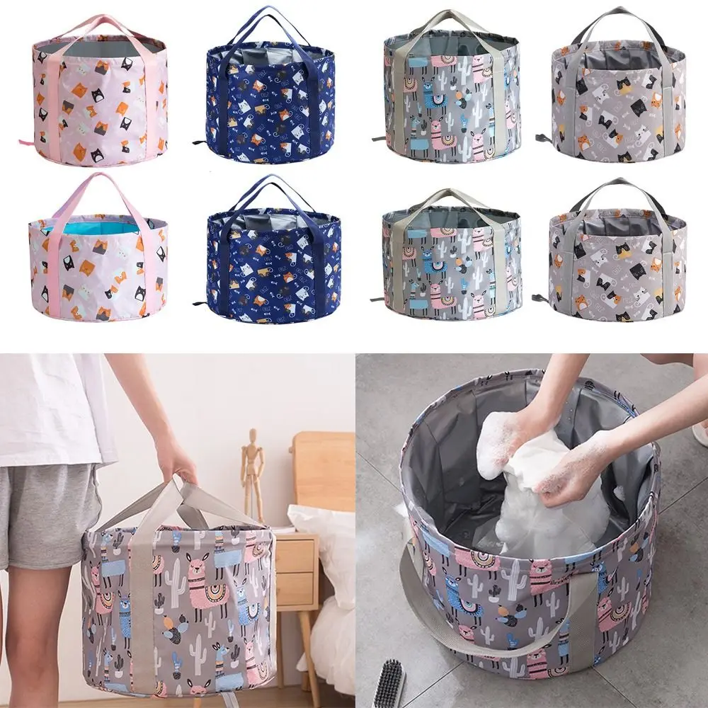 Feet Spa Massage Washing Tub Household Foot Soaking Bag With Handle Washbasin Bath Tub Anti-leak Warm Foldable Bucket Bag Winter