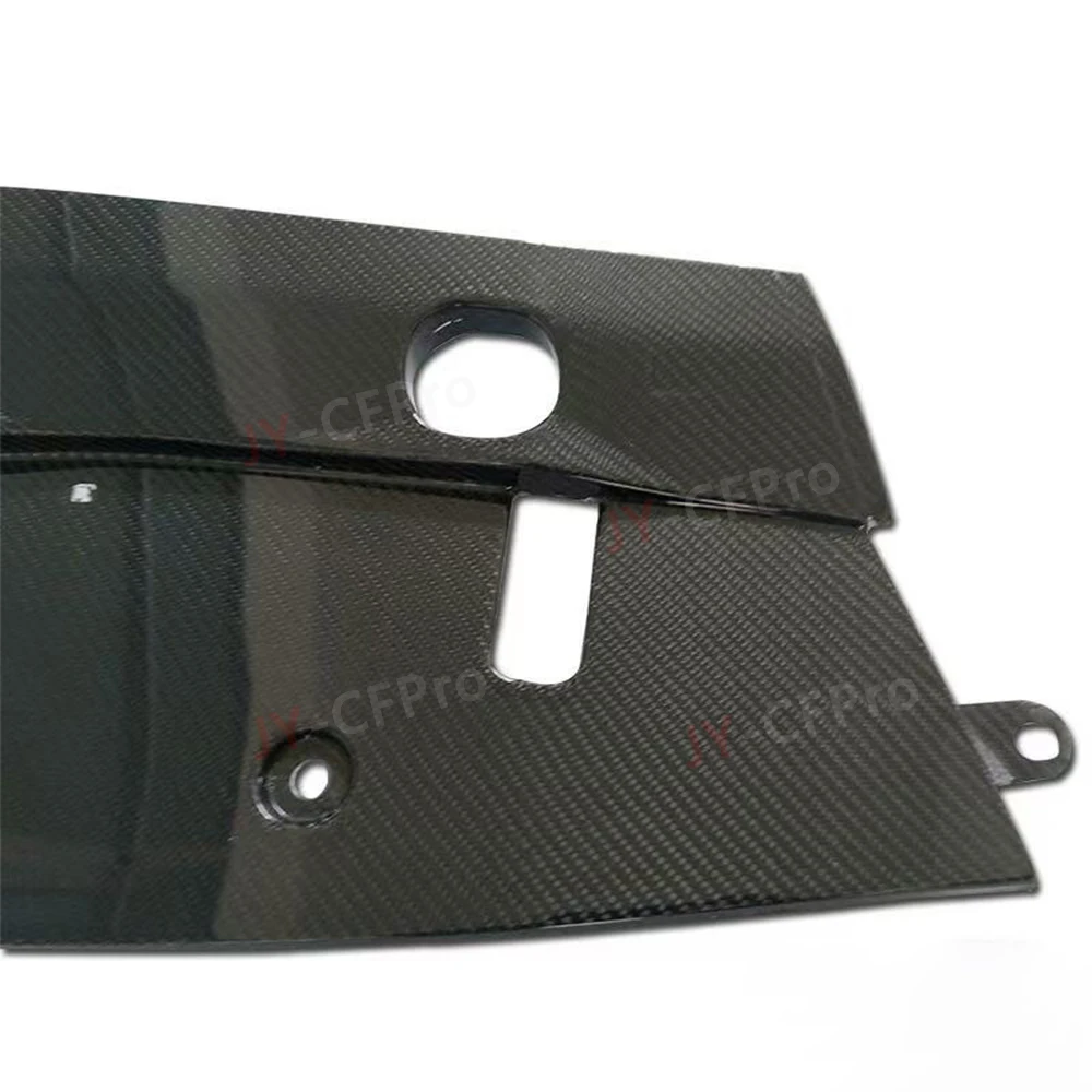 닛산 GTR R35 배터리 커버 2008-2024용 R35 3PCS 리얼 카본 파이버 프론트 범퍼 엔진 냉각 커버 개폐식 패널 커버