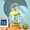 220ML Kid Water Glass Learning Cup Portable Drinking Bottle Whale Water Spray Cup Outdoor Water Cup Straw Feed Water Bottle Gift 1