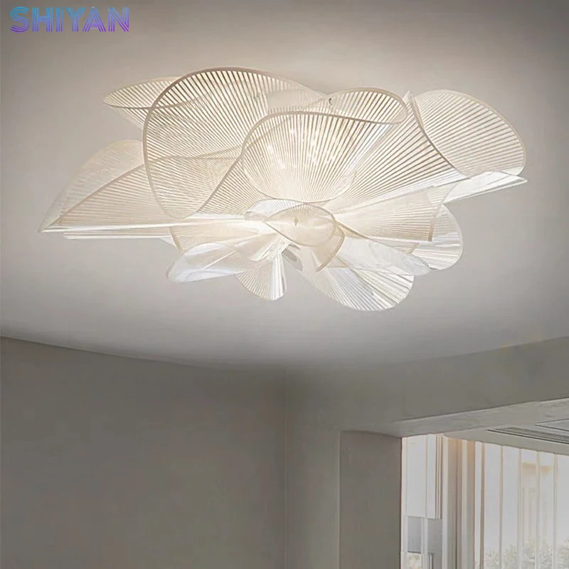 2026 Nordic Classic Ceiling Lamps Black/White PVC Modern Designer Lamp Bedroom Home Decor Lighting Dining Room Pendant Lights
