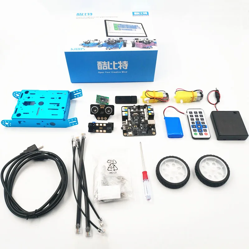 S879dd6c2cd104045aff6823a59bedd87c 2023 Newest Kubit mBot V1.1 Programmable Kids Building Toys Educational Birthday Gift Scratch 3.0 Arduino DIY Smart Robot Cars