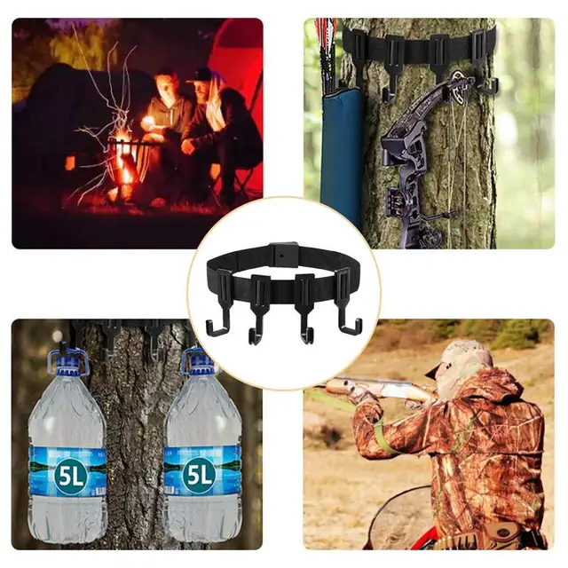 Treestand Strap Gear Fogasok Multi-Hook Tartozék Tartó Vadászfelszerelésekhez Horgs Hang Fogaskerék A Faállványhoz - Image 2