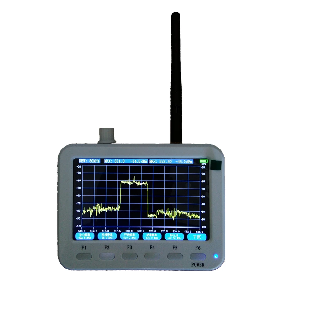TOPFEQ2G4 PORTABLE SPECTRUM ANALYZER FOR UAV/DRONE SIGNAL TEST