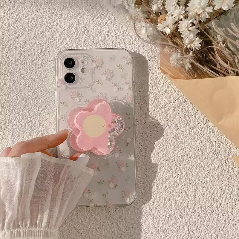 Daisy Flowers Holder Phone Case - INS Smile Collection