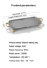DMWD Household Electric Barbecue Grill Korean smokeless Baking Machine Non-stick coating Teppanyaki Plate Steak Roaster Picnic 6