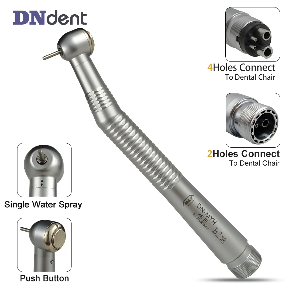 Manipolo Dentale Ad Alta Velocità Pana Air Torque Head Pulsante Air Turbine Cartuccia Rotore Singolo Water Spray 2/4 Fori Trapano Strumento