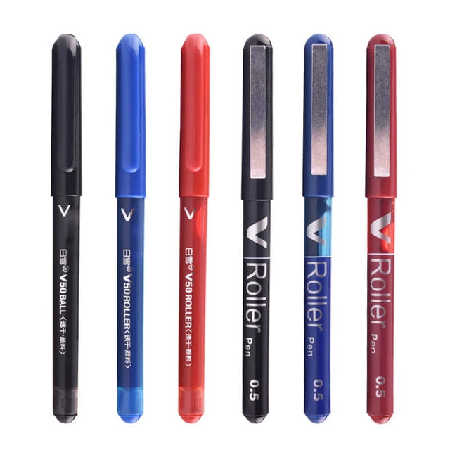 Snowhite V60 Straight Liquid Roller Ball Pen 0.5mm Needle-type Gel