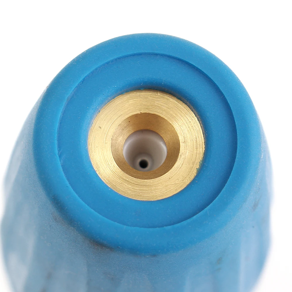 High-Pressure Washer Nozzle High Pressure Rotating Turbo Nozzle 1/4 Washer 2.5-4 GPM 5000PSI Spray Tip Cleaning Tool