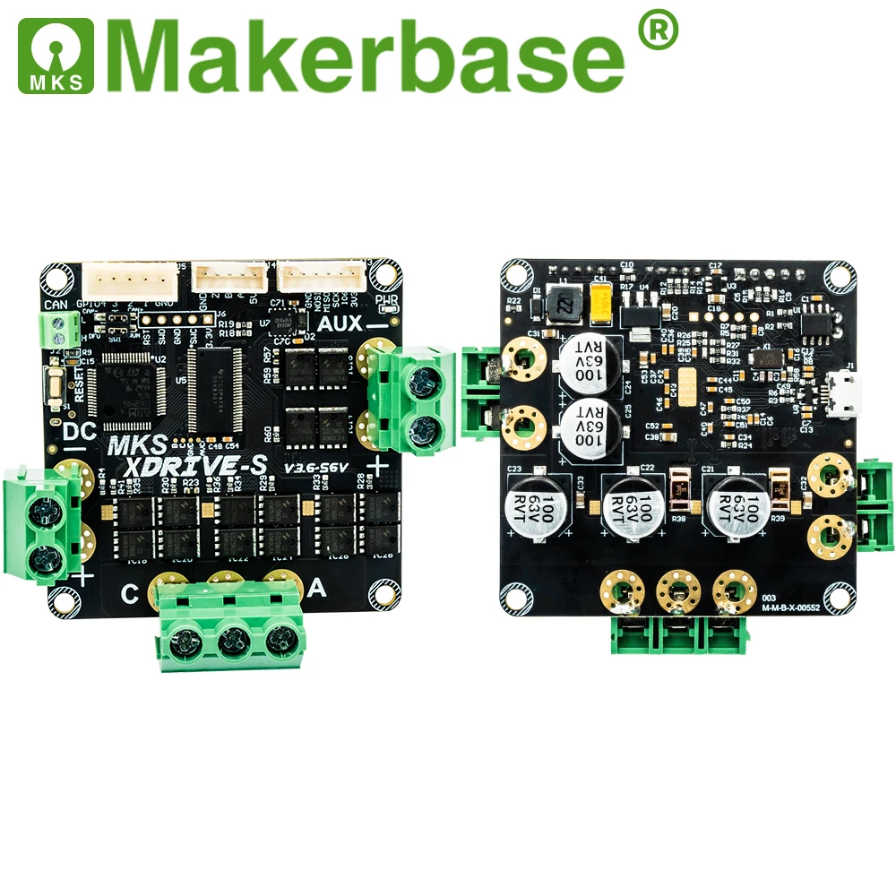 Makerbase MKS XDRIVE 56V 고정밀 브러시리스 서보 모터 컨트롤러, ODrV V3.6 업그레이드 버전. 이미지 5
