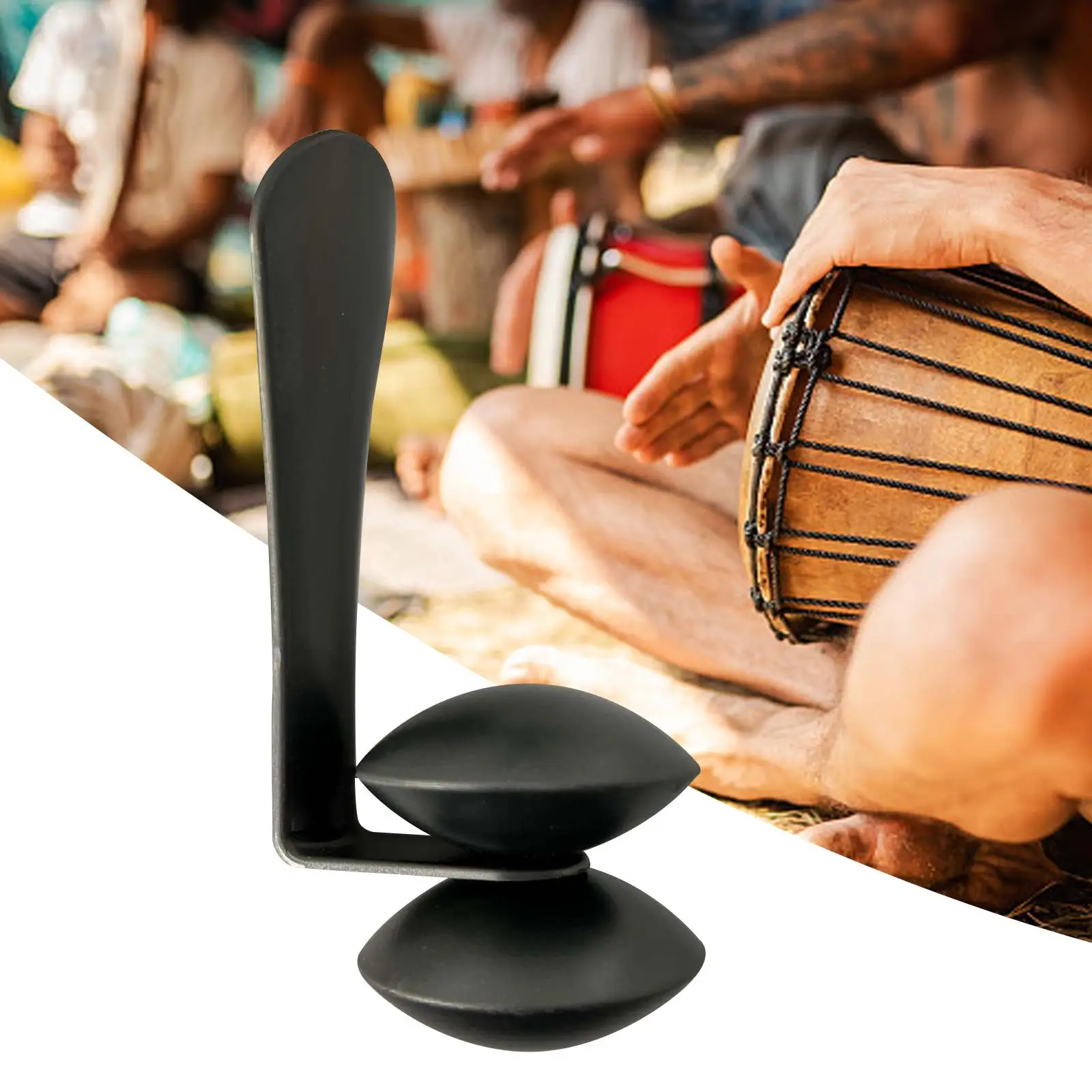Percussion Heel Shaker Convenient Educational Professional for Metal Bells