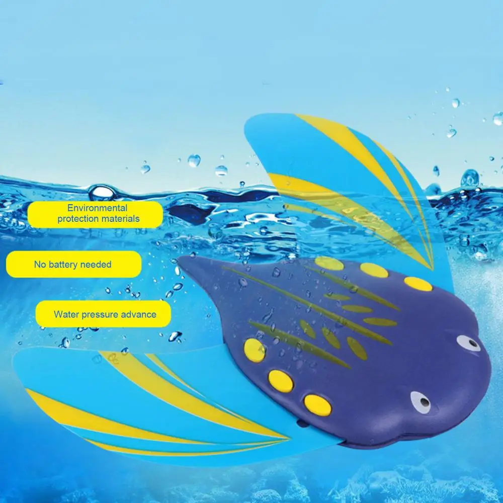 Water Power Devil Fish Toys Pools Accessories Summer Bathtub Beach Underwater Gliders Outdoor Swimming Toy Kid Water Play Gift 2