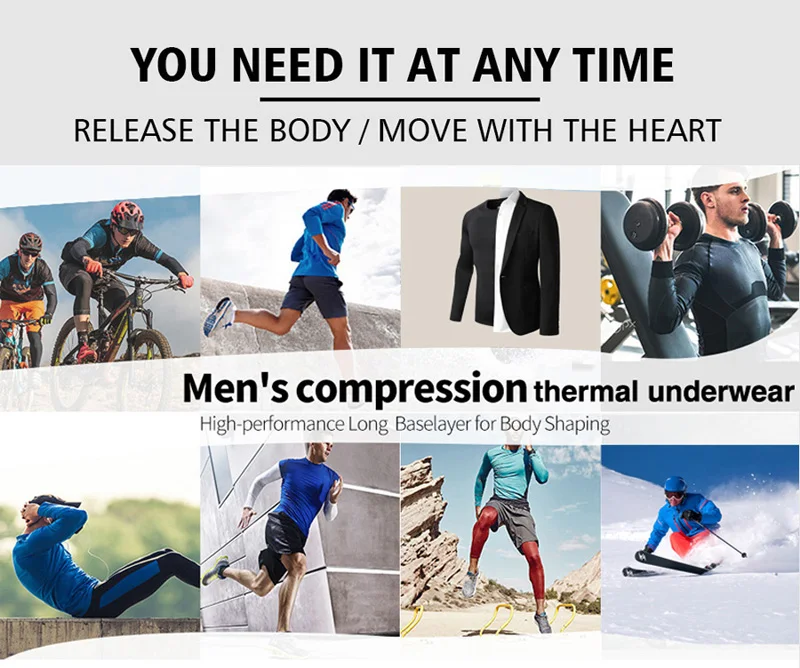 Description Picture 4 of itemMen's Fleece Thermal Underwear Winter Warm Turtleneck Long Johns Kids Black Thermal Shirt Long Sleeve Bottom Second Skin Tights