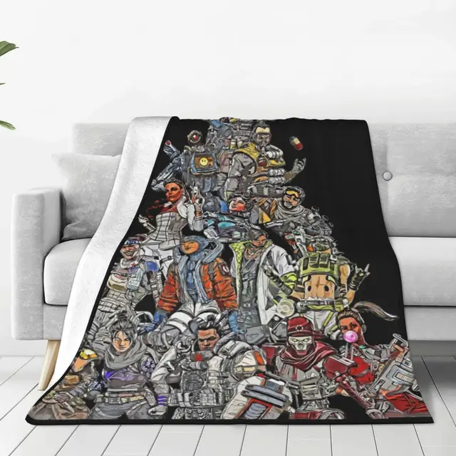 Apex Legends All Legends Blanket Flannel Print Shooting Game: The Perfect Throw Blanket for Gamers