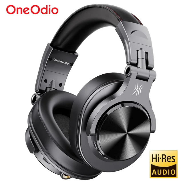 Oneodio Fusion A70 Bluetooth 5.2 Headphones Hi-Res Audio Over Ear Wireless Headset Professional Studio Monitor DJ Headphones 72H 1 Oneodio Fusion A70 Bluetooth 5.2 Headphones Hi-Res Audio Over Ear Wireless Headset Professional Studio Monitor DJ Headphones 72H 1