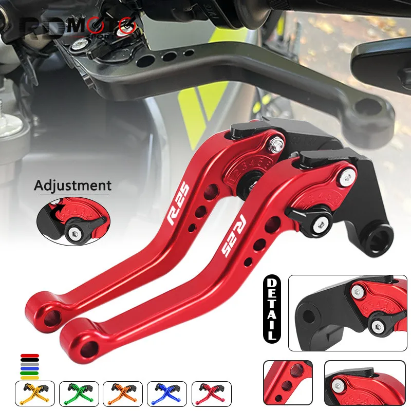 

New For YAMAHA YZF-R25 YZF-R3 MT-25 2015-2020 2021 2022 2023 Motorcycle Adjustable Brake clutch Handle levers mt25 yzf r3 r25