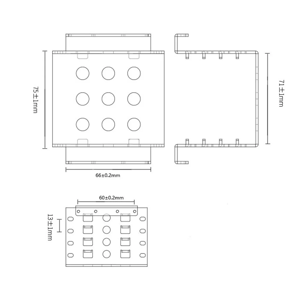 4-Bay 3.5 Inch To 2.5 Inch Hard Drive Adapter Bracket Mobile Holder SolidState Expansion Built-In Hard Disk Frame