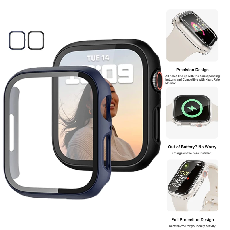 

Защитное стекло для Apple Watch 7/6/SE/5/4/3/360, 38/41/45/40/44 мм