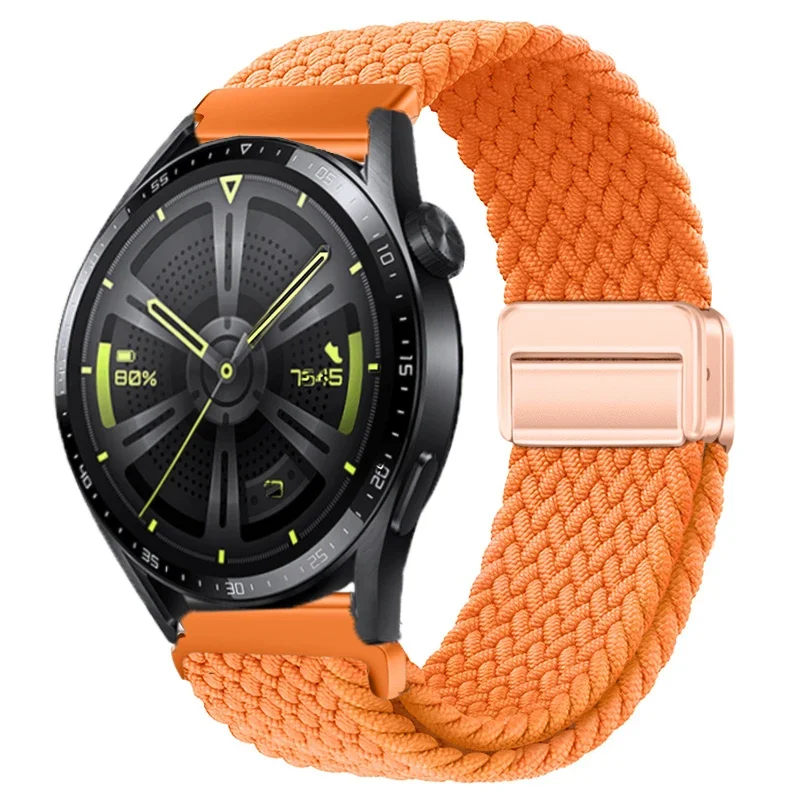Nylon Braided Watch Strap - Durable Fabric Bracelet Wristband