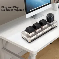 Macro Keyboard Red Switch Macro Keyboard Plug and Play Ergonomic Customized Knobs USB Mini Keypad for Desktop PC USB Mini Keypad 2