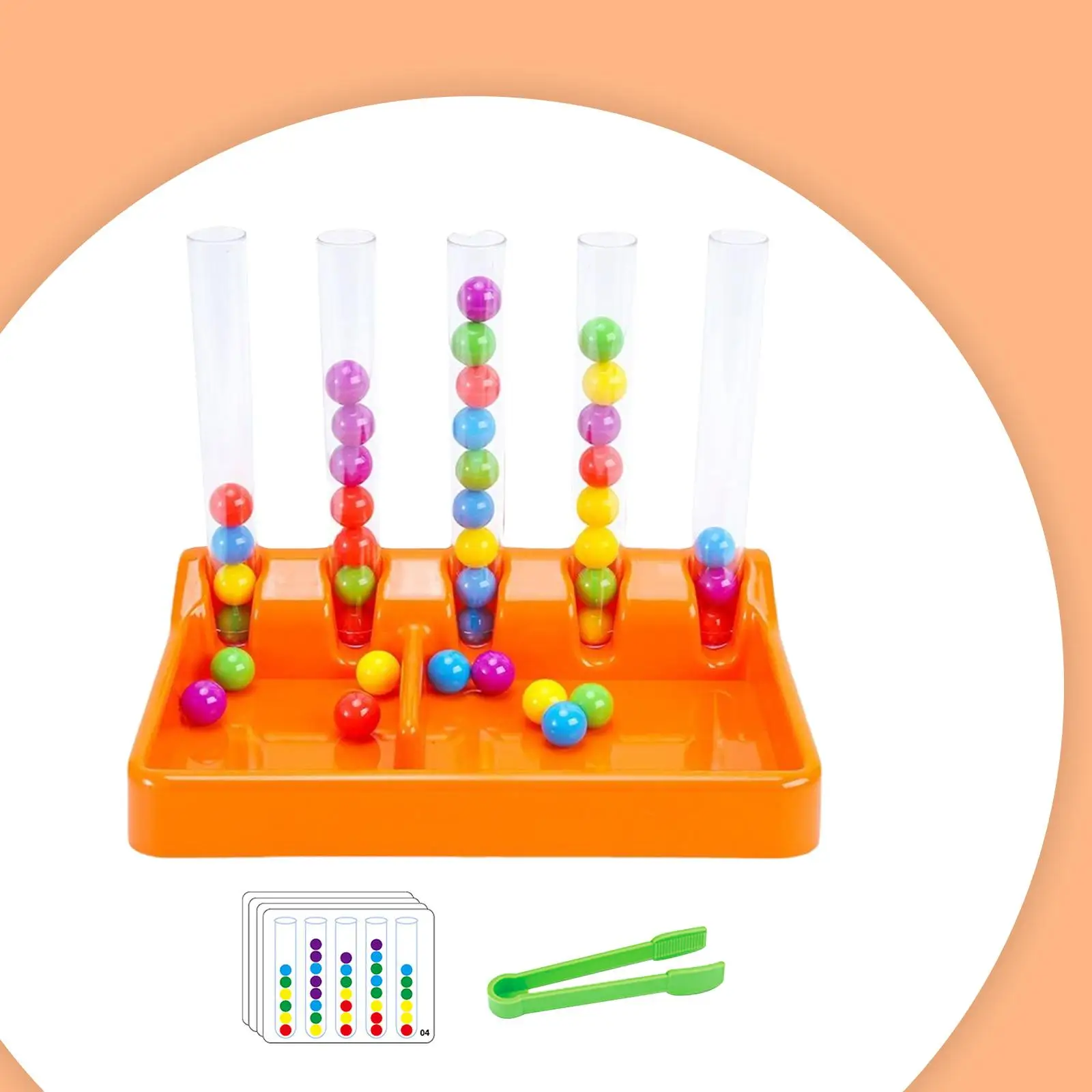 

Clip Ball Puzzle Fine Motor Skill Toys Novelty Color Matching Toy for Learning