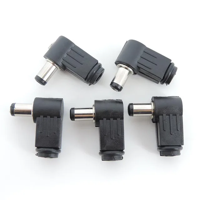 Cavo Alimentazione DC 5.5x2.1mm Angolo Retto | 90 Gradi, 60 Cm, Maschio-Maschio - Foto 7