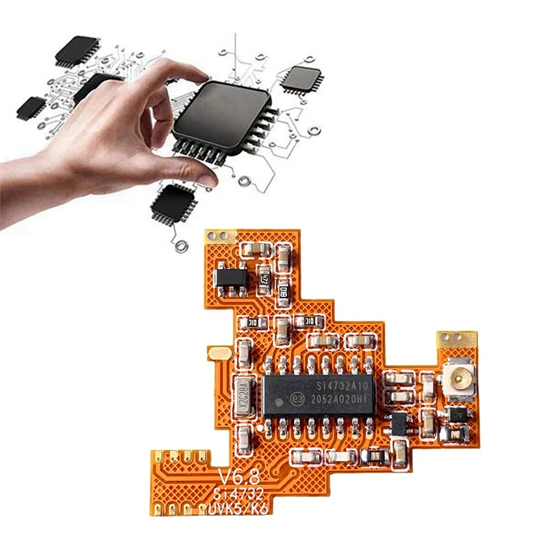 SI4732 V6.8 FPC Module 2X BL24CM2A 512KB Chip For Quansheng UVK5 K6 Shortwave Full Band/Single Sideband Reception
