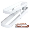 1Pc Automatic Scrolling Egg Rack Holder Storage Box Egg Basket Container Organizer Rolldown Refrigerator Egg Dispenser for Kitch 1