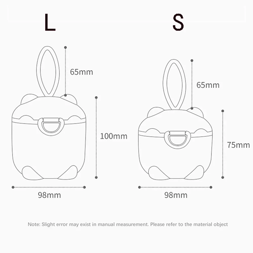 Milk powder storage box Baby Milk Powder Portable Food Storage Box Cereal Infant Toddle Snacks Container NO BPA