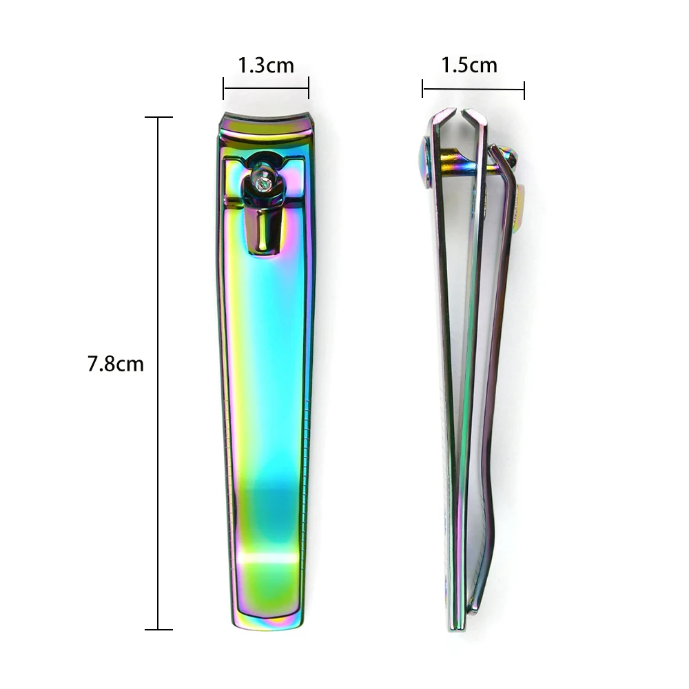 Stainless Steel Nail Clipper 1pcs Large Straight Curved Nail Cutting Trimmer Toenail Nipper Cutter Accessories Manicure Tool