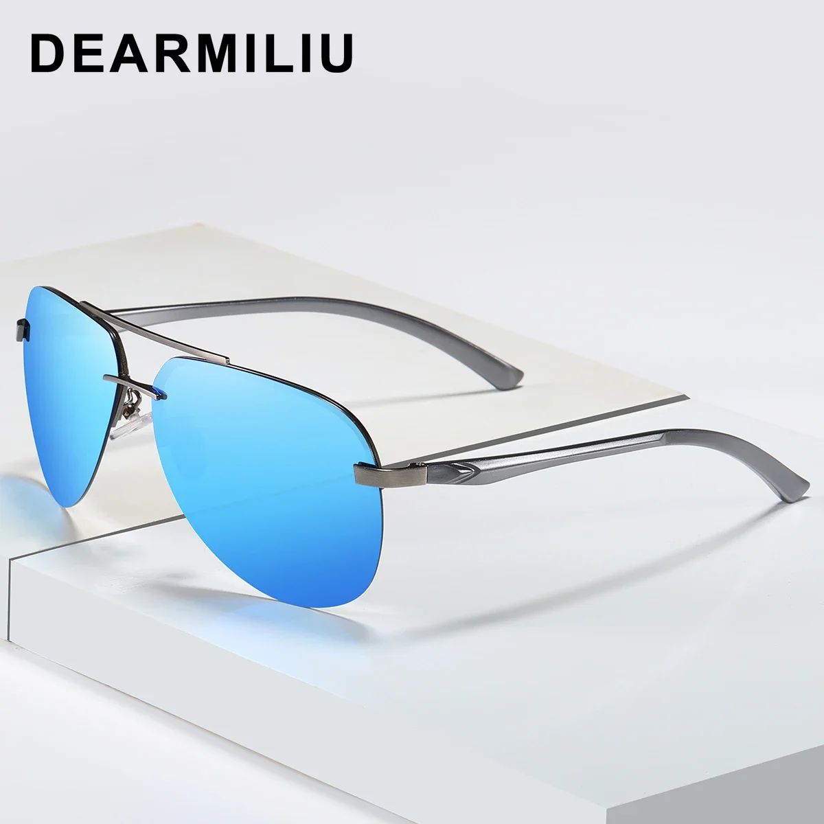 DEARMILIU 2024 합금 프레임 클래식 드라이버 선글라스, 편광 코팅 미러 안경, 항공 선글라스, 여성용 A143