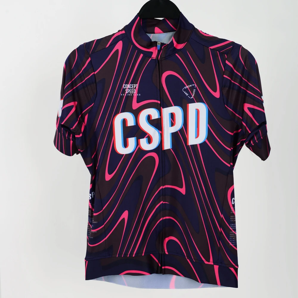 CSPD Pro Cycling Jersey Top Quality Summer Short Sleeve Bicycle Clothing Breathable Quick Dry Road Cycling Jersey MTB Bike Shirt 3